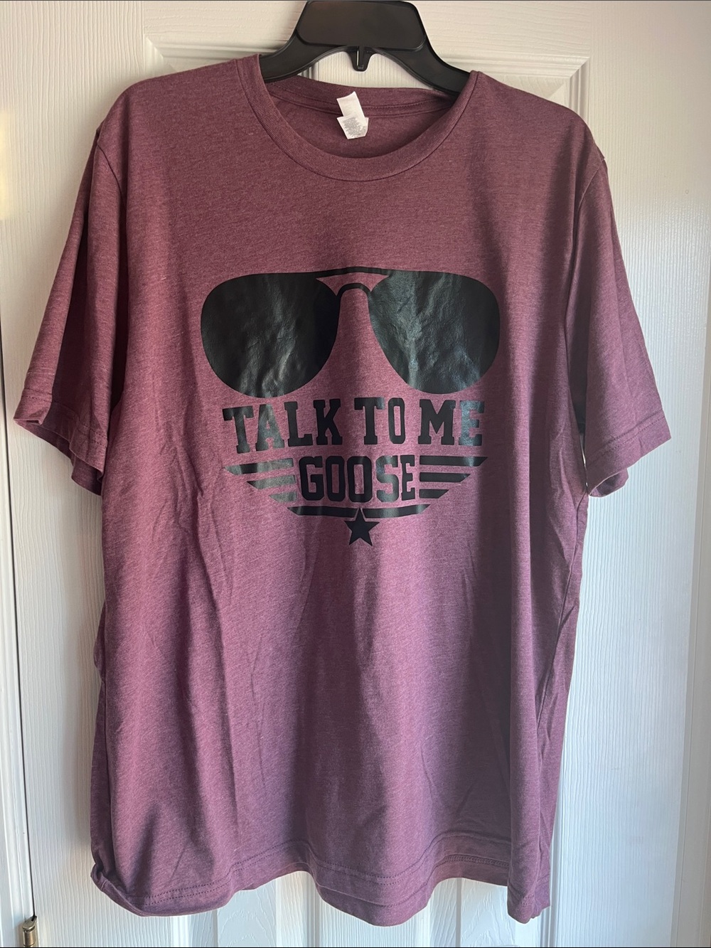 Bella Canvas Maroon 'Talk To Me Goose' Graphic Tee
